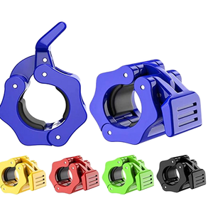 Fo Barbell Collar Quick Snap Plastic Bell Piece Clamp 25mm <span class=keywords><strong>Bar</strong></span> Buckle-Halterofilia Essential - Product Image 4