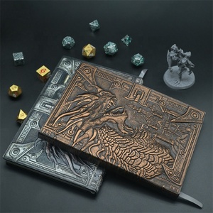 Carnet de notes A5 en cuir gaufré de couleur Donjons et Dragons Livres de dés du MDN pour les jeux RPG - Product Image 4
