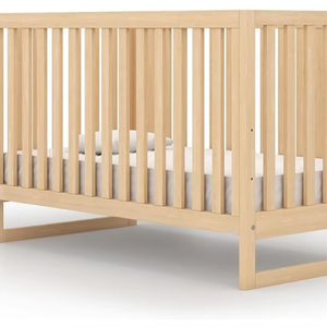 3-trong-1 chuyển đổi cũi bền vững gỗ sồi thiết kế hiện đại Kid-an toàn trẻ mới biết đi Giường & ngu gục với 3 điều chỉnh heights - Product Image 1