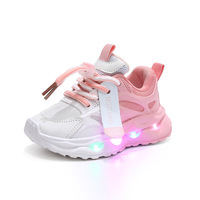 Nouvelles Chaussures de Sport à Plateforme pour Enfants Printemps-Automne, Filles et Garçons, en PU Dégradé Lumineux à LED, pour 1-6 Ans, Chaussures Décontractées