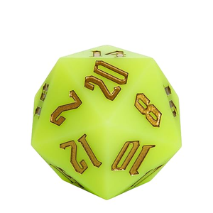 ลูกเต๋า D20 โฟม PU 20 หน้า แบบกำหนดเอง สำหรับเกมกระดานคลายเครียด DND พร้อมโลโก้ส่วนตัว - Product Image 3