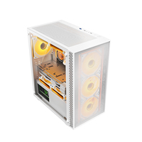 AntarcChill Micro-ATX High Quality Desktop Computer Case Mid Tower Gaming PC with Clear Mesh Panel in Stock