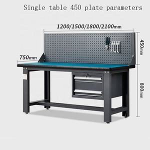 Estación <span class=keywords><strong>de</strong></span> <span class=keywords><strong>trabajo</strong></span> <span class=keywords><strong>de</strong></span> personal <span class=keywords><strong>de</strong></span> taller <span class=keywords><strong>con</strong></span> herramienta Pegboard Garaje Almacenamiento <span class=keywords><strong>Banco</strong></span> <span class=keywords><strong>de</strong></span> <span class=keywords><strong>trabajo</strong></span> industrial <span class=keywords><strong>con</strong></span> cajones - Product Image 3