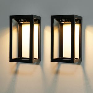 Lampe murale extérieure moderne, 30 perles LED, étanche, pour villa, cour, balcon, porte, couloir - Product Image 1