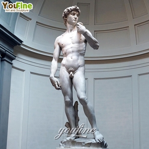 Statue classique de haute qualité en <span class=keywords><strong>marbre</strong></span> célèbre de michael angelo's <span class=keywords><strong>David</strong></span> - Product Image 3