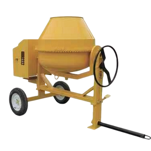 China Hersteller Diesel Mini Betonmischer 350L Selbst laden mit Motor & Pumpe Manuelle Entladung für den Bau - Product Image 1