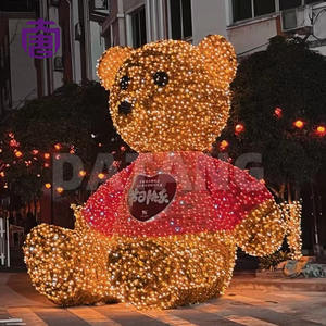 Iluminación 3D con Motivo de Osito de Peluche, Multicolor, IP65, Pantalla LED para Interiores/Exteriores, Certificación CE, 2 Años de Garantía, Decoración Navideña - Product Image 6