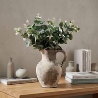 Vase en céramique pour la décoration de restaurants et cafés, vase à fleurs en porcelaine de qualité commerciale pour les lieux d'affaires et la décoration intérieure