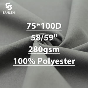 Тяжелая Толстая тканая куртка 280gsm для холодной погоды, 4 способа, эластичные полиэфирные брюки, саржевая ткань для брюк - Product Image 2