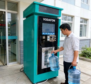 Distributeur d'eau <span class=keywords><strong>pure</strong></span> à vendre, distributeur automatique d'eau glacée purifiée, distributeur d'eau potable à pièces, code QR SDK - Product Image 1