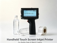 Imprimante jet d'encre portable à écran tactile, directe d'usine, pour marquage de date et codes QR sur emballages de cartons