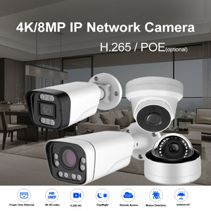 โรงงานกระสุนกลางแจ้ง HD 4K/8MP การรักษาความปลอดภัย POE กล้องวงจรปิดเครือข่ายกล้อง IP ตรวจจับการเคลื่อนไหว IP66กันน้ำคืนวิสัยทัศน์ - Product Image 2