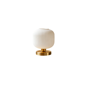 Full Brass <strong>Vintage</strong> Table <strong>Lamp</strong> with Tri-Color Dimmable E27 Bulb, <strong>Glass</strong> <strong>Shade</strong> for Bedroom Living Room - Product Image 6