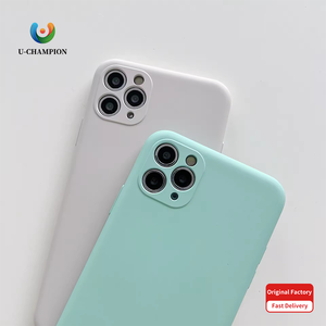 Nouvelle conception tendance, coque de téléphone en silicone souple givré, logo personnalisé pour iPhone 6 7 8 XS Xr 11 12 13 14 15 16 17Pro Max - Product Image 1