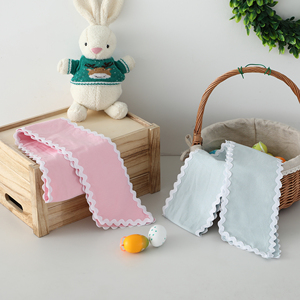 Graziosa Fascia Decorativa a Quadretti con Bordo Smerlato, Disponibile in Rosa, Blu, <span class=keywords><strong>Rosso</strong></span>. Tessuto Morbido in Cotone per Confezioni Regalo e Decorazioni Festive - Product Image 4