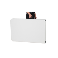 Table pliante rectangulaire en plastique HDPE de haute qualité, légère et robuste, de 8 pieds pour événements intérieurs et extérieurs
