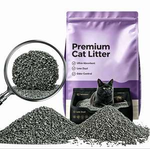 OEM Factory High Quality Eco-Friendly 5kg Low Dust <b>Odor</b>-Control Broken Bentonite Cat Litter - Product Image 1