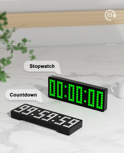 Reloj LED Pixel Creativo de 13 Pulgadas con Temporizador y <span class=keywords><strong>Cuenta</strong></span> <span class=keywords><strong>Regresiva</strong></span> para Reuniones, Fitness, Competencias y Entrenamiento - Product Image 3