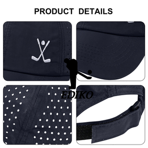 EDIKO-Gorra para deportes al aire libre con logotipo, ajustable, color negro, para deportes al aire libre y parejas - Product Image 6