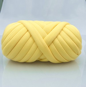 Hilo de Algodón de Poliéster de China para Tejer Mantas a Mano, Hilo Tubular Grueso, Antibacteriano y Ecológico - Product Image 5