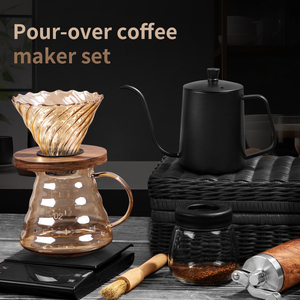 Cadeaux exquis à usage domestique Ensemble <span class=keywords><strong>de</strong></span> 7 articles pour cafetière Coffret cadeau d'avantages sociaux pour les employés - Product Image 2