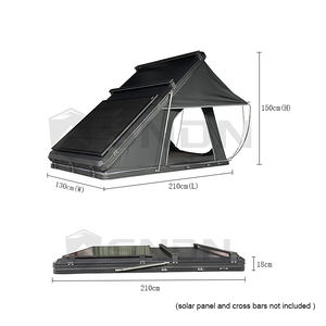 Tente de toit rigide en aluminium légère, <span class=keywords><strong>prix</strong></span> d'usine SNDN, <span class=keywords><strong>camping</strong></span> 4x4, tente de toit de voiture pour 4 <span class=keywords><strong>personnes</strong></span>, imperméable - Product Image 3