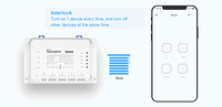 Sonoff 4CH PRO R3 Wifi Smart Switch Inter Lock Inching Lock Mode DIY Timer Switch Via Ewelink APP Bekerja Dengan Alexa Google Home