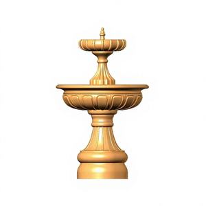 Moule carré en plastique ABS pour fontaine de lion en béton, grande taille, pour extérieur, robuste, pour installation de barres d'armature, aménagement paysager - Product Image 1