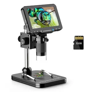 5 "Digital USB Microscope 1000X ingrandimento palmare HD MI microscopio telecamera di ispezione utilizzato lente d'ingrandimento di misurazione LED Light OEM