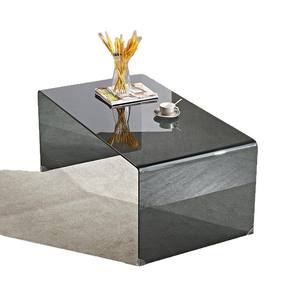 Tempered Glass Coffee <b>Table</b> Modern Minimalist Design Living Room Furniture <b>Small</b> Space Suitable Adult Use - Product Image 5