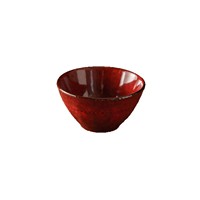 Service de table de luxe en porcelaine rouge émaillée à motif solide, assiettes et bols en céramique irréguliers, compatibles micro-ondes, style vintage