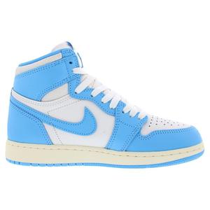Zapatillas Nike Air Jordan 1 Retro High de cuero original para niño, color azul oscuro - Product Image 3