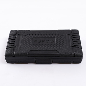 Kit d'assurance auto 46 pièces ménage 1/4 pouces outil matériel combinaison costume étui voiture <span class=keywords><strong>moto</strong></span> clé à douille fabriqué CR-V - Product Image 6