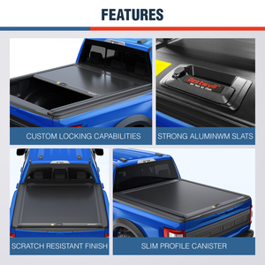 BESTWYLL Couverture De Lit Rolling Boot Roller Lid Pickup Truck Bed Manual retráctil Tonneau Cover para Dodge Ram 1500 2019 K22 - Product Image 5