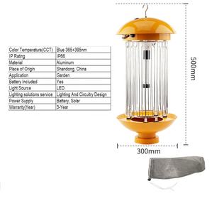 Lámpara <span class=keywords><strong>Insecticida</strong></span> Agrícola Inteligente LED <span class=keywords><strong>para</strong></span> Exteriores, Lámpara Mata Mosquitos Solar Impermeable - Product Image 2