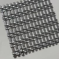 Filtres en treillis soudé perforé en acier inoxydable 304/316 à tissage sergé (tissu métallique) pour la construction