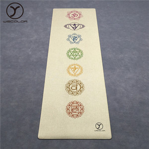 Loại Mới Top Bán Sinh Thái Mặc-Chống Ngọc Tự Nhiên Yoga <span class=keywords><strong>Mat</strong></span> Giá Rẻ Tập Thể Dục Thảm Không Trượt Đay Yoga Cao Su <span class=keywords><strong>mat</strong></span> - Product Image 6