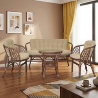 Vente chaude BAHAMA SET Canapé 3 PLACES Canapé Moderne et Table Basse Ensemble pour Élégant et Confortable Minimaliste pour Meubles de Maison