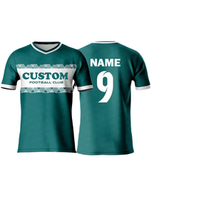 Uniforme Deportivo Sublimado, Camisetas de Fútbol Retro Clásicas Vintage, Jersey de Fútbol Retro Personalizado con Cuello Redondo para Hombre - Product Image 1