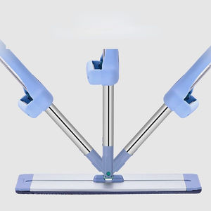 Fregona <span class=keywords><strong>de</strong></span> limpieza <span class=keywords><strong>de</strong></span> suelo para lavado manos libres FF2174 con almohadillas <span class=keywords><strong>de</strong></span> microfibra lavables, fregona plana autoescurridora húmeda y seca - Product Image 6