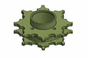 Piñones de Cadena de Transmisión Industrial de Primera Calidad, Varios Tamaños y Diseños Personalizados, Serie Estándar para Transportadores Automáticos - Product Image 2