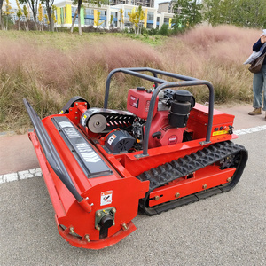 Industrial Robotic Lawn Mower Cordless Remote Control Adjustable Height Sickle-Style Gardening Machine Slopes DIY <b>Tool</b> - Product Image 5