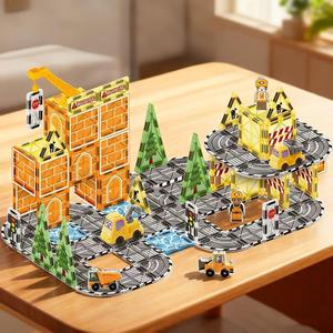 Vente en gros usine Nouveauté 2026 Personnalisable Série <span class=keywords><strong>Pompiers</strong></span> Jeux de blocs de construction magnétiques éducatifs en plastique écologique - Product Image 2