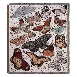 हॉट सेलिंग फैक्ट्री की कीमत डबल-पक्षीय एज़्टेक दक्षिण-दक्षिण-पश्चिम सोफे बिस्तर कंबल डबल-पक्षीय प्रतिवर्ती कंबल - Product Image 2