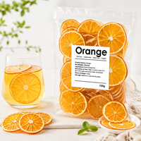 HBEUNDAS Groothandel FD Bulk Gedroogde Sinaasappelschijfjes 500g voor Cocktails & Fruitthee Zonder Toegevoegde Suiker |   Ideaal voor OEM & groothandel
