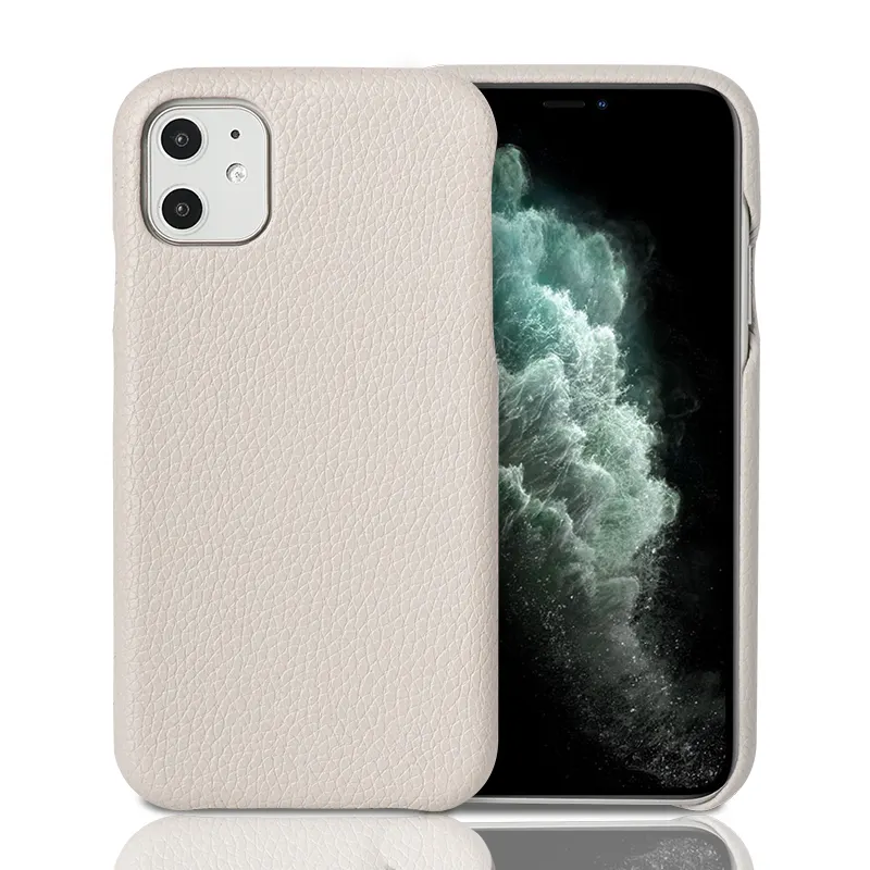 Nieuwe Collectie Luxe Veganistisch Lederen Mobiele Telefoonhoesje Volledig Beschermend Mobiel Voor Iphone Hoesje 11 12 13 Pro Max