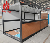 Maisons conteneurs préfabriquées modulaires colorées personnalisables de 3 m, mini-bar pliable, maison mobile, boutique éphémère, café, mini-maisons préfabriquées