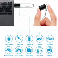 Adaptateur USB-C vers USB, adaptateur OTG USB-C mâle vers USB-A 3.0 femelle, convertisseur Type-C Thunderbolt 4 pour iPhone 17 Pro, MacBook, Samsung