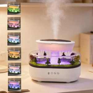 Creative Rain Drop <b>Diffuser</b> <b>LED</b> Ambient Lamp Desktop Decorative Humidifier for Bedroom - Product Image 1