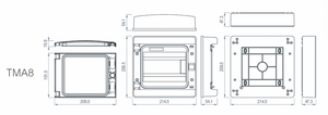 <b>Waterproof</b> Plastic <b>Box</b> TMA(HA) Series HA-8 Distribution <b>box</b> - Product Image 2